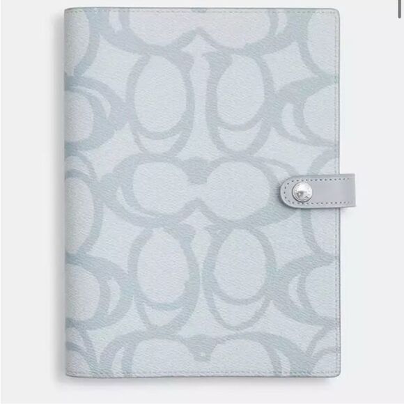 Coach Notebook Silver Ice Blue Sketch - Picture 2 of 5